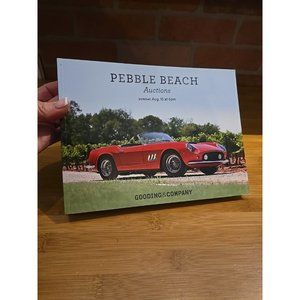 Gooding & Company Pebble Beach Auction VINTAGE Car Catalog Book August 16 2015